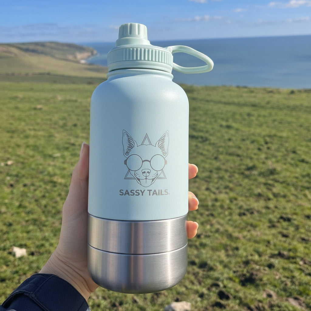MINTY WIGGLE 3 IN 1 PET TRAVEL BOTTLE
