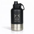 MIDNIGHT BLACK 3 IN 1 PET TRAVEL BOTTLE