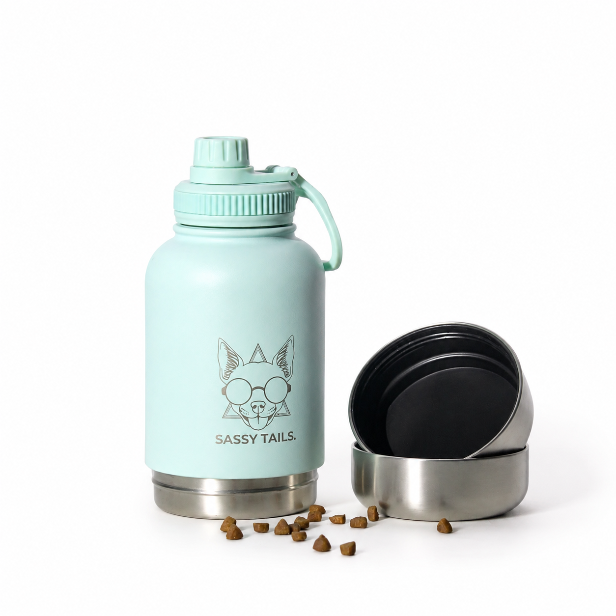 MINTY WIGGLE 3 IN 1 PET TRAVEL BOTTLE