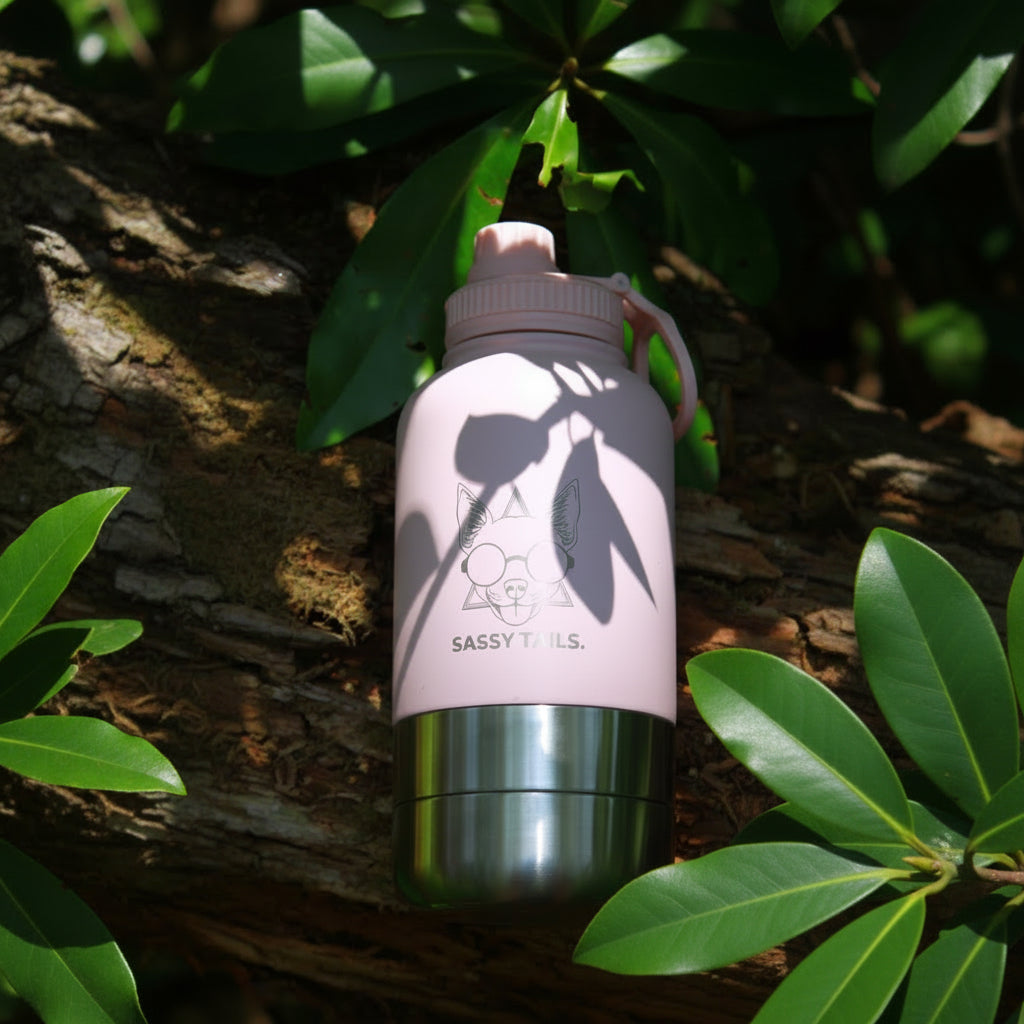 PINKY REBEL 3 IN 1 PET TRAVEL      BOTTLE