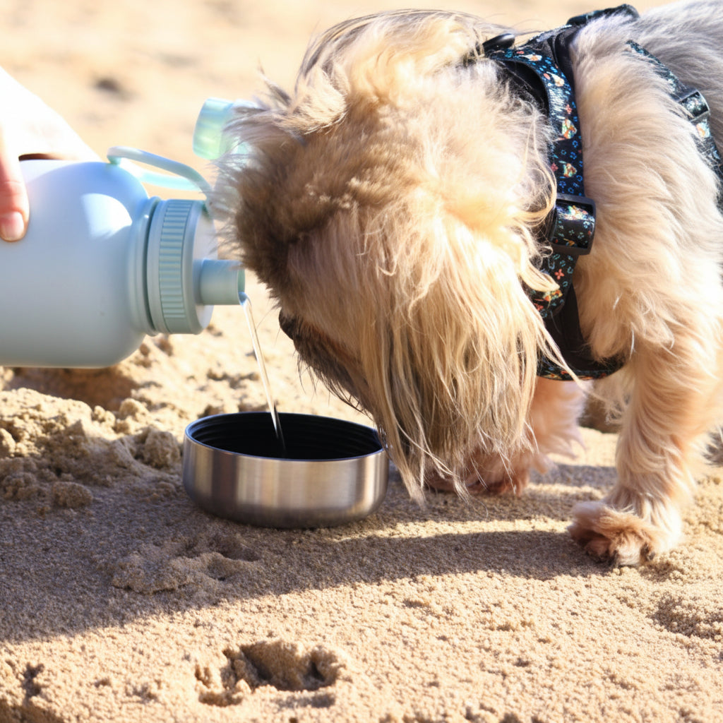 MINTY WIGGLE 3 IN 1 PET TRAVEL BOTTLE