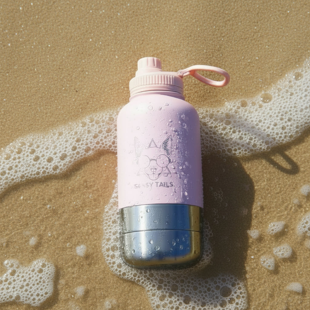 PINKY REBEL 3 IN 1 PET TRAVEL      BOTTLE