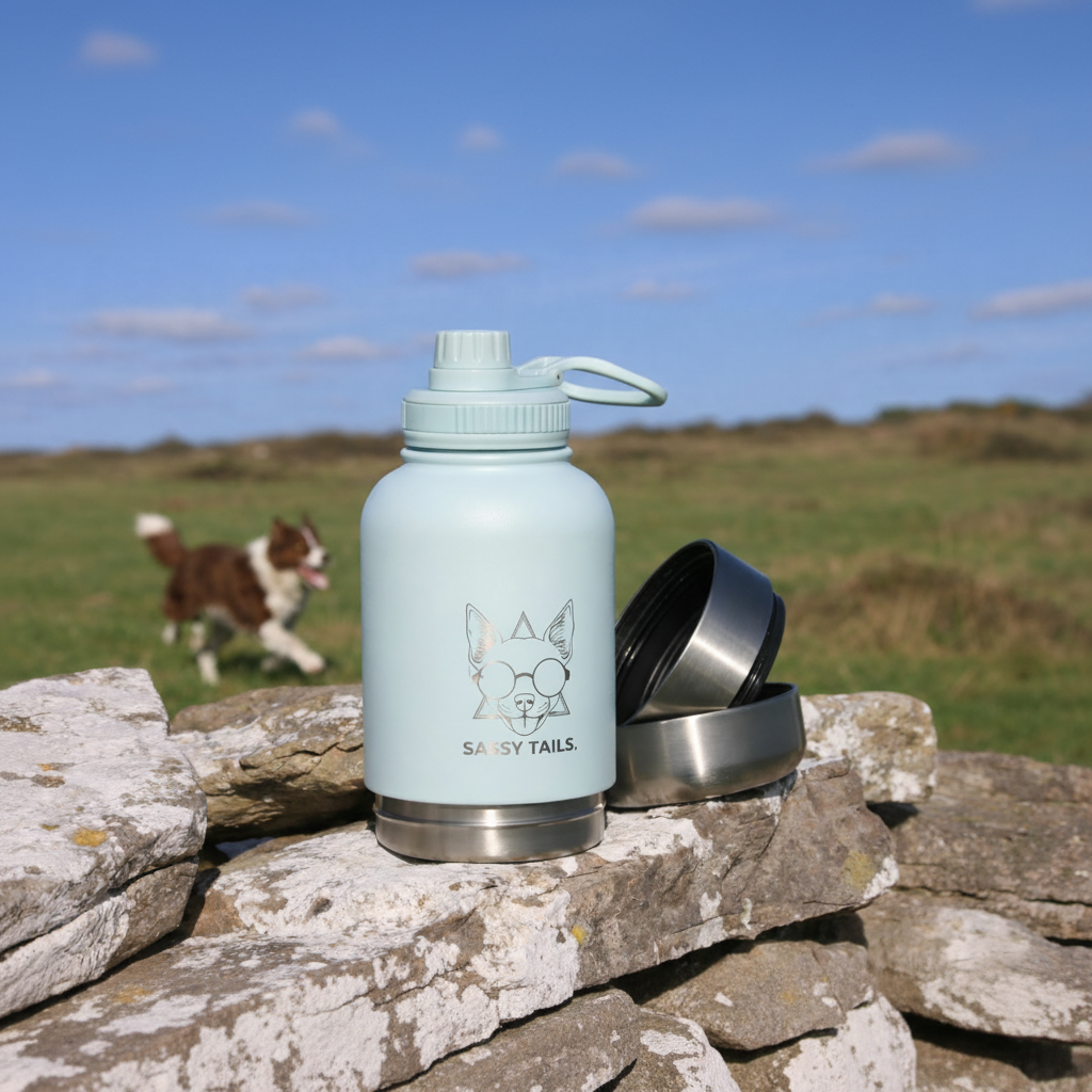 MINTY WIGGLE 3 IN 1 PET TRAVEL BOTTLE